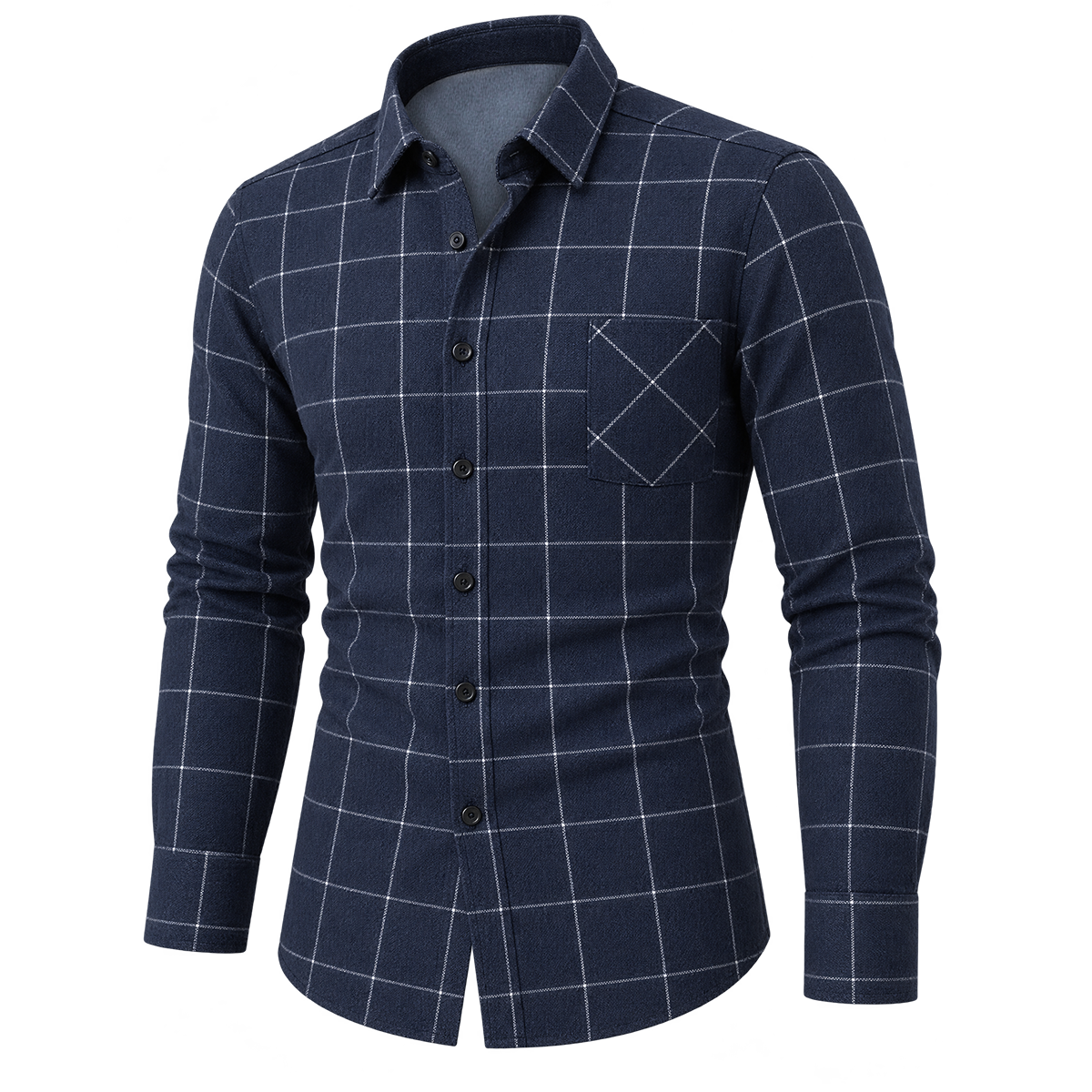 Vintage Classic Plaid Button-Down Shirt 02