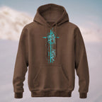 Cotton Made Sacred Geometry Avian Hoodie Coffee