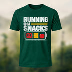 Casual Snack Fuel Soft Cotton T-Shirt Forest Green
