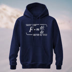 Cotton Made May The Force Physics Hoodie Navy