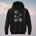 Cotton Made Minimal Mechanical Hoodie Black