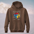 Cotton Made Vintage Math Formula Hoodie Coffee