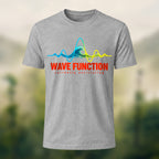 Ocean Waveform Premium Cotton T-Shirt Heather Grey