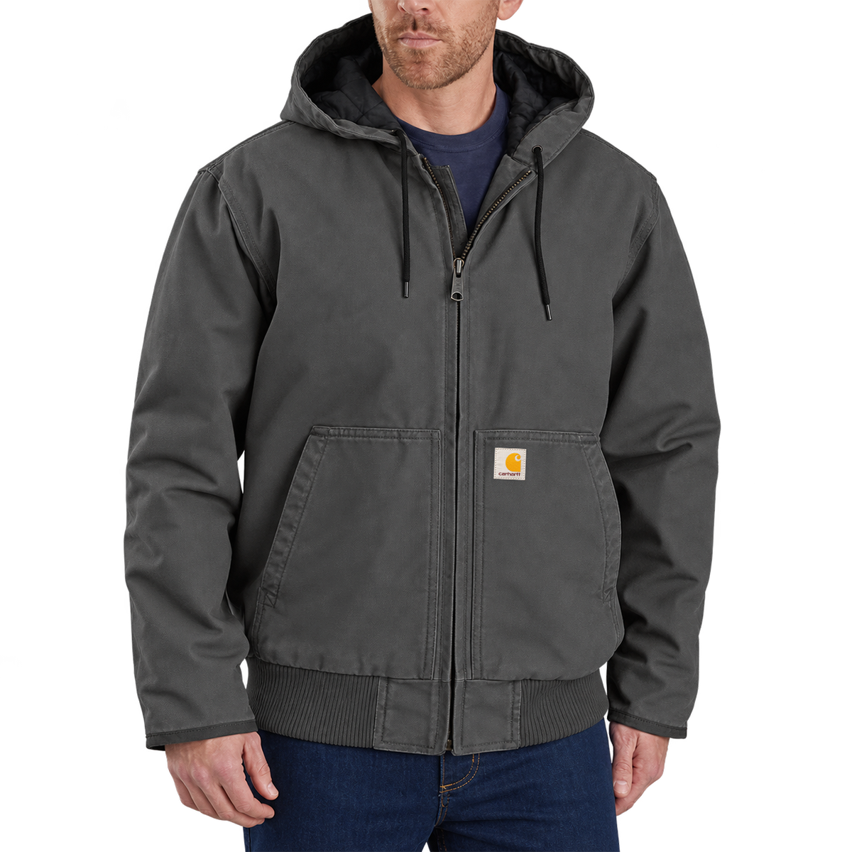 Cotton Made Vintage Workwear Jacket Grey