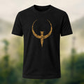 Rugged Norse Emblem Combed Cotton T-Shirt Black