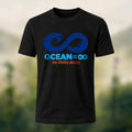 Endless Ocean Symbol Premium Cotton T-Shirt Black