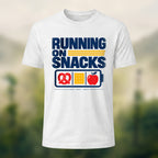 Casual Snack Fuel Soft Cotton T-Shirt White