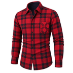 Classic Plaid Fleece-Lined Overshirt 06