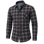 Vintage Classic Plaid Button-Down Shirt 06