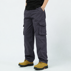 Classic Multi-Pocket Premium Cotton Pants Navy
