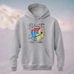 Cotton Made Vintage Math Formula Hoodie Heather Grey