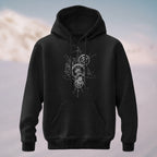 Cotton Made Artistic Mechanical Hoodie Coffee
