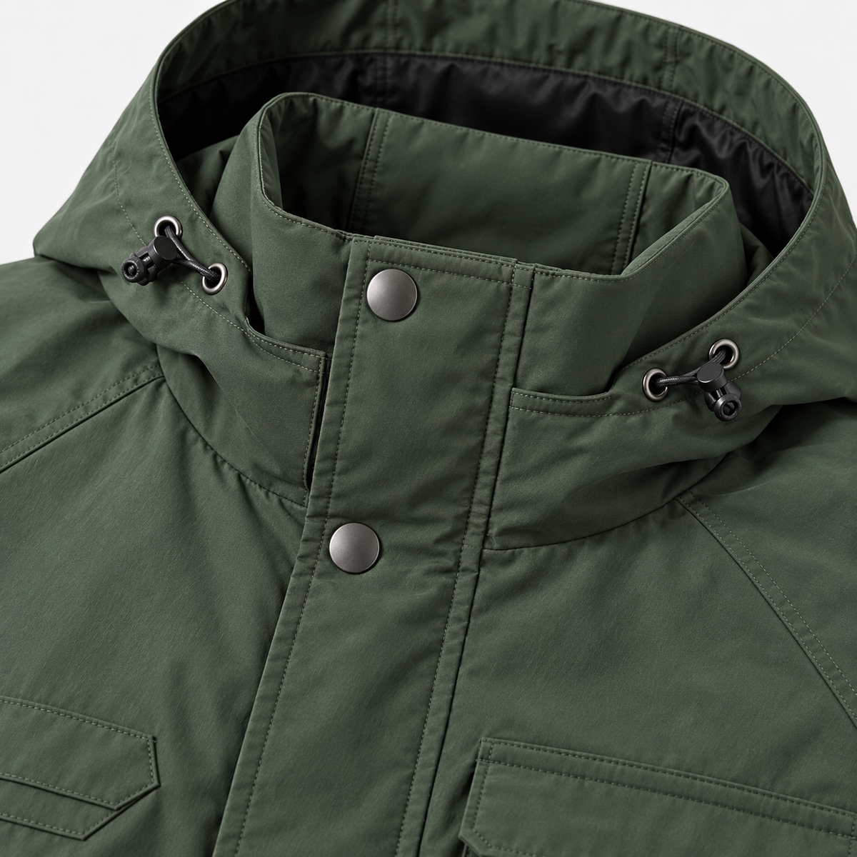 Lightweight Outdoor Windproof Hiking Jacket Forest Green