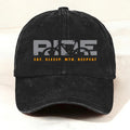Casual MTB Ride Washed Baseball Cap Black