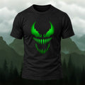 Toxic Dark Monster Face Premium Cotton T-Shirt Black