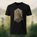 Mystical Celtic Bird Premium Cotton T-Shirt Black