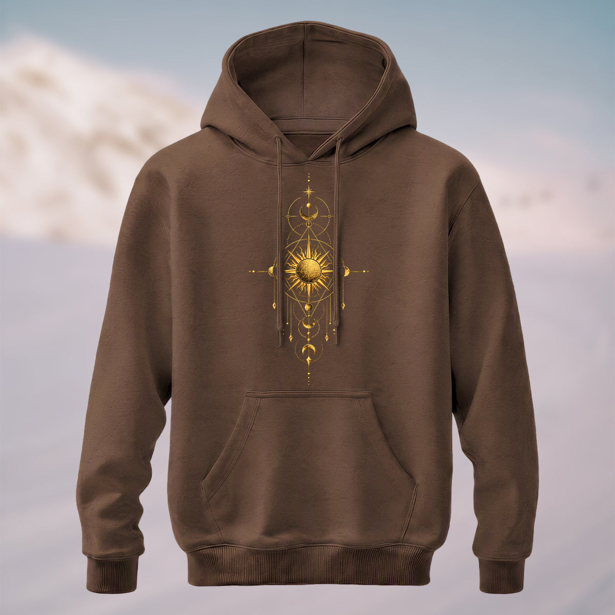 Cotton Made Esoteric Alchemy Hoodie Coffee