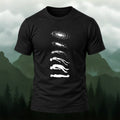 Creative Space Human Evolution Combed Cotton T-Shirt
