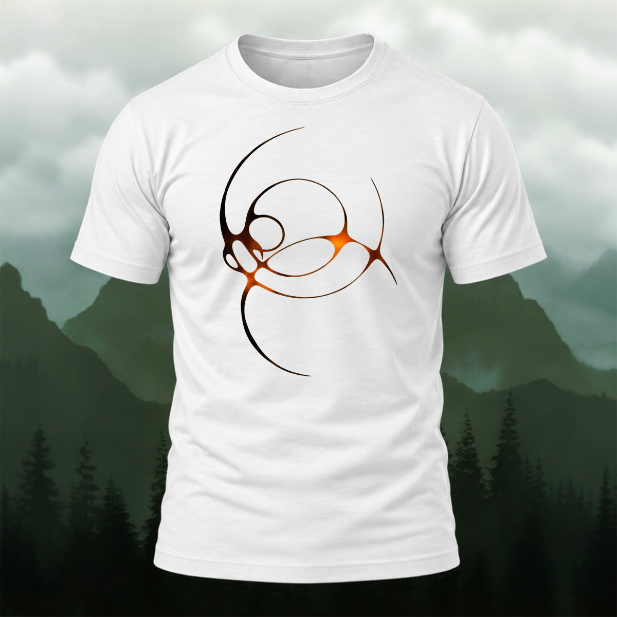 Abstract Norse Knotwork Soft Cotton T-Shirt