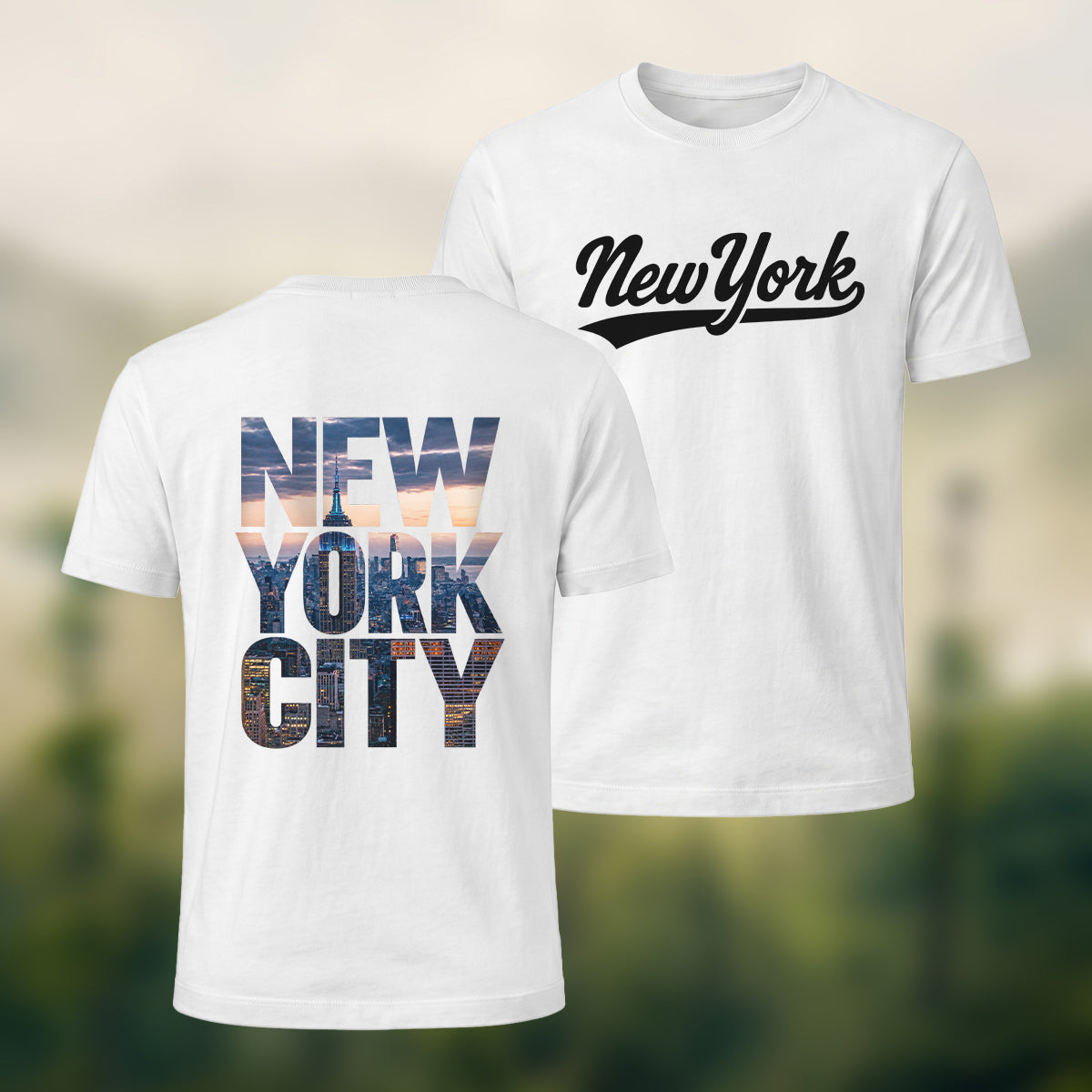 Classic New York City Premium Cotton T-Shirt White