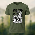 Impact BMX Premium Cotton T-Shirt Olive Green