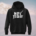 Cotton Made Rebellious Not Today Hoodie Black