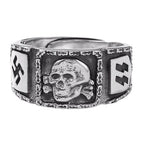 Vintage Silver Skull Ring