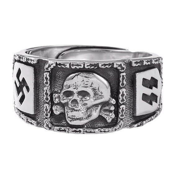 Vintage Silver Skull Ring