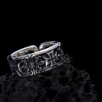 Trendy Cross Carved Open Style Ring