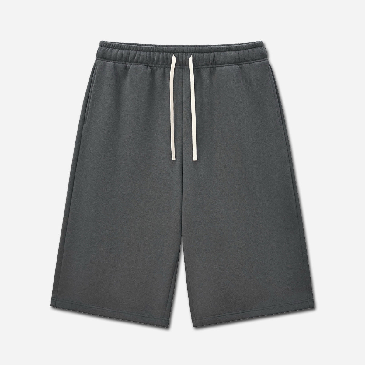 Heavyweight Fleece Casual Drawstring Cropped Sweatpants