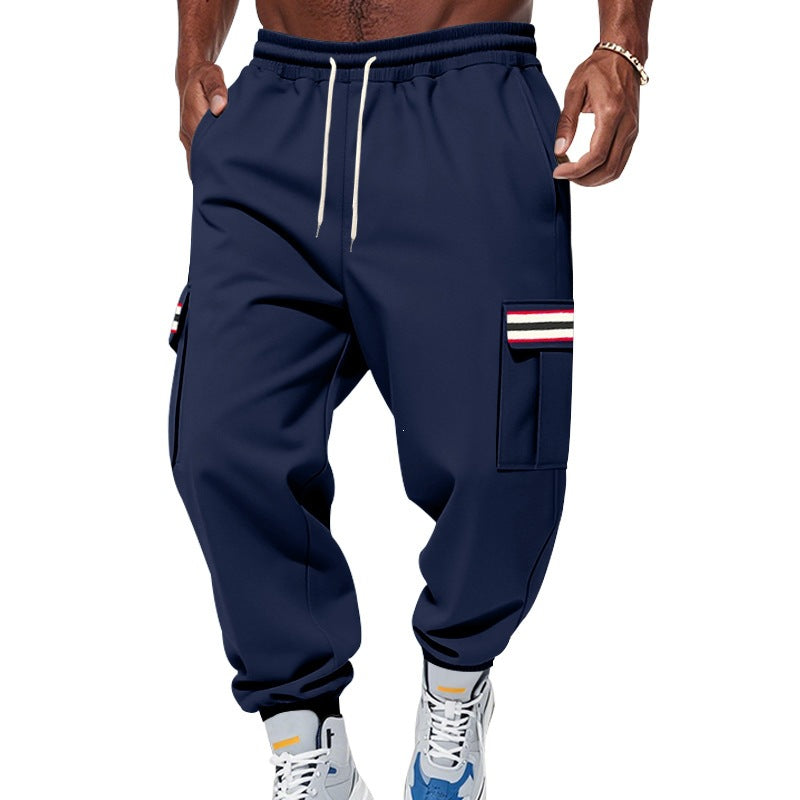 Men's Fleece Lined Multi-Pocket Workwear Sweatpants