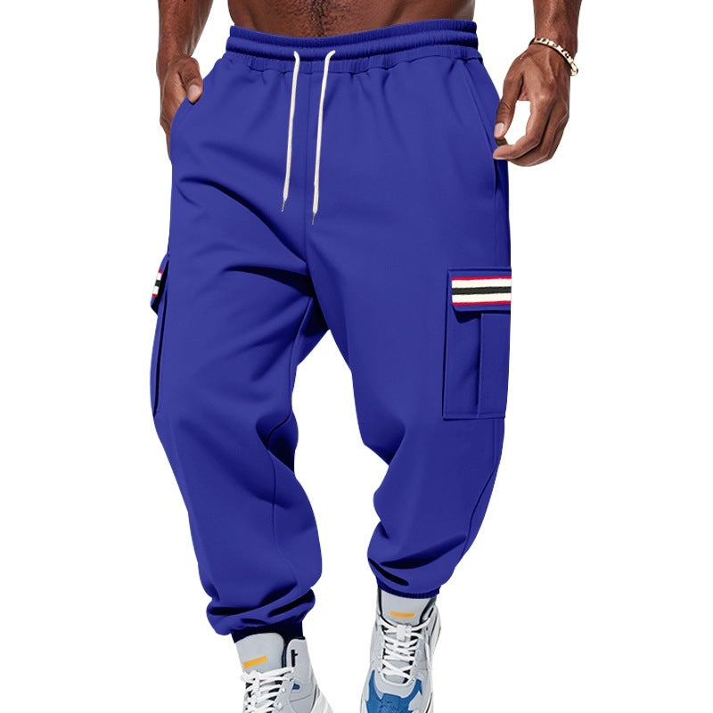 Men's Fleece Lined Multi-Pocket Workwear Sweatpants