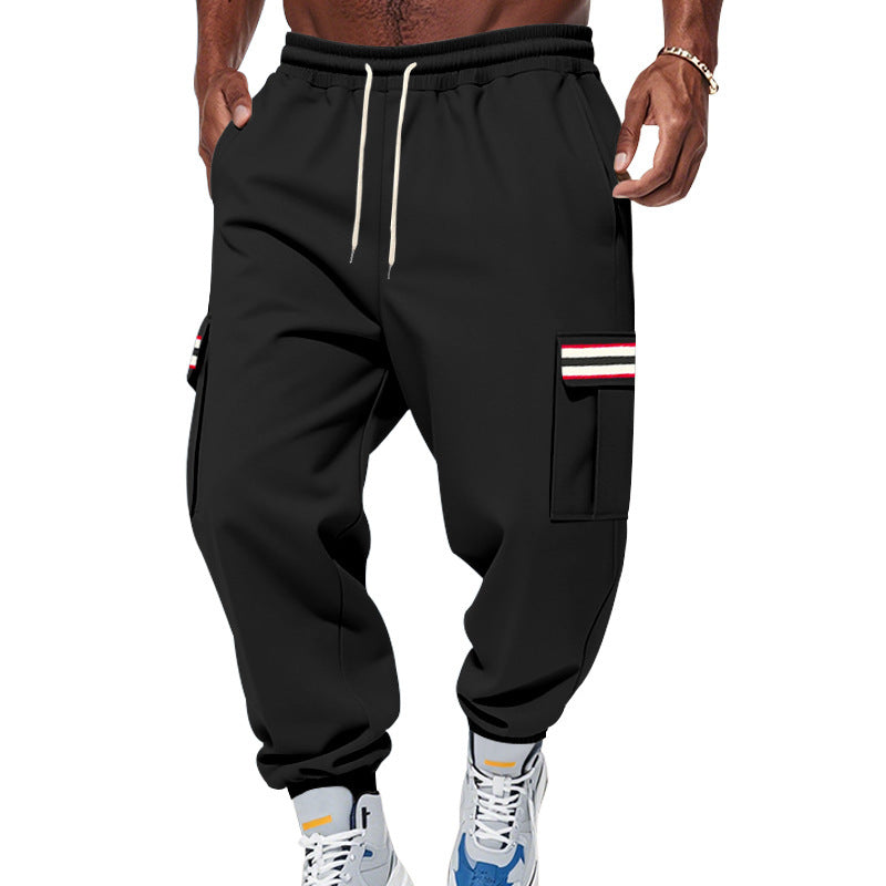 Men's Fleece Lined Multi-Pocket Workwear Sweatpants