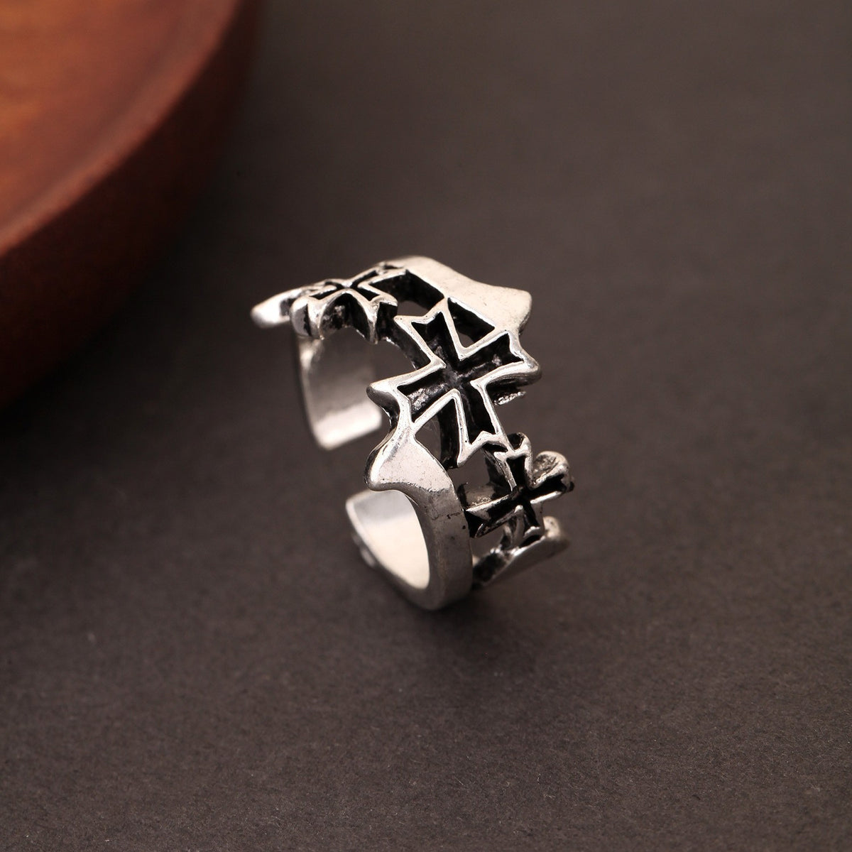 Vintage Trendy Punk Open Rings