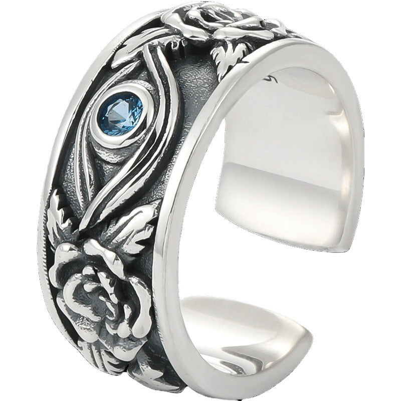 Eye of God Vintage Open-Finger Ring