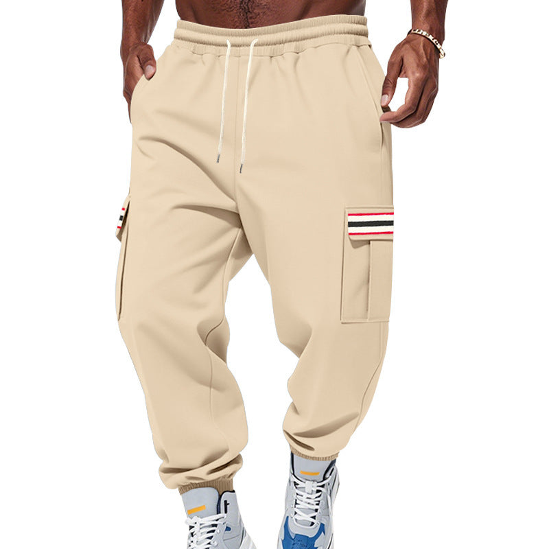 Men's Fleece Lined Multi-Pocket Workwear Sweatpants