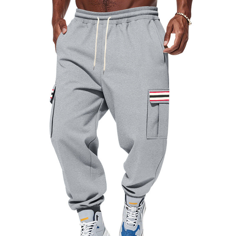 Men's Fleece Lined Multi-Pocket Workwear Sweatpants