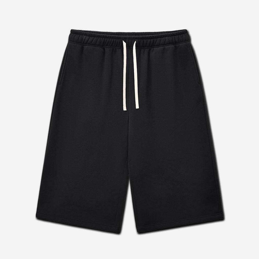 Heavyweight Fleece Casual Drawstring Cropped Sweatpants