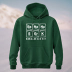 Cotton Made Chemistry Banana Pun Hoodie Forest Green