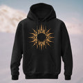 Cotton Made Mystical Sun Talisman Hoodie Black