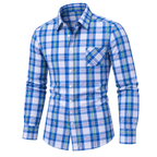 Classic Plaid Premium Cotton Collared Shirt 03
