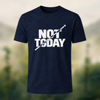 Off Duty Statement Soft Cotton T-Shirt Navy