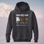 Cotton Made Sediment Load Geology Hoodie Charcoal