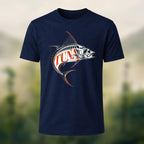 Vintage Celestial UFO Premium Cotton T-Shirt Navy