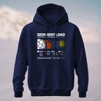 Cotton Made Sediment Load Geology Hoodie Navy