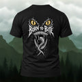 Dark Fierce Beast Combed Cotton T-Shirt Black