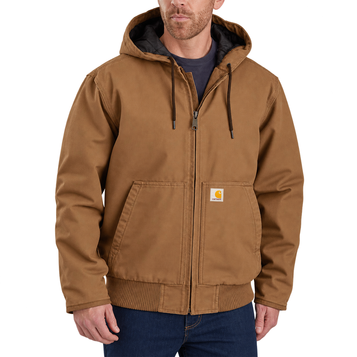 Cotton Made Vintage Workwear Jacket Bronze