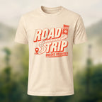 Vintage Road Trip Soft Cotton T-Shirt Beige