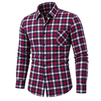 Vintage Brushed Plaid Pure Cotton Shirt 02