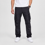 Loose Fit Outdoor Multi-Pocket Work Pants Black